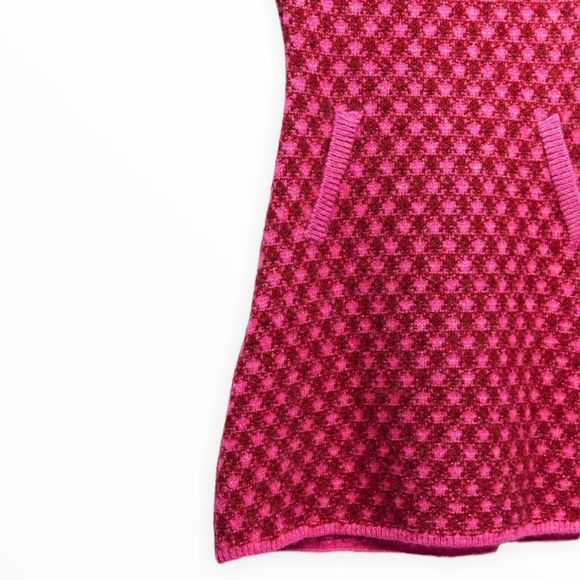 ZARA Women | Pink | PLAID KNIT DRESS - Picture 4 of 11